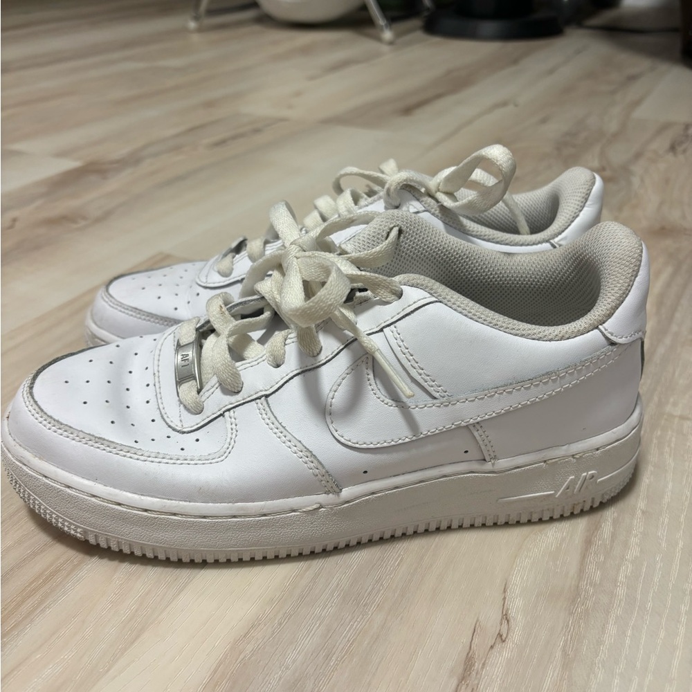 White Nike Air Forces Sneakers